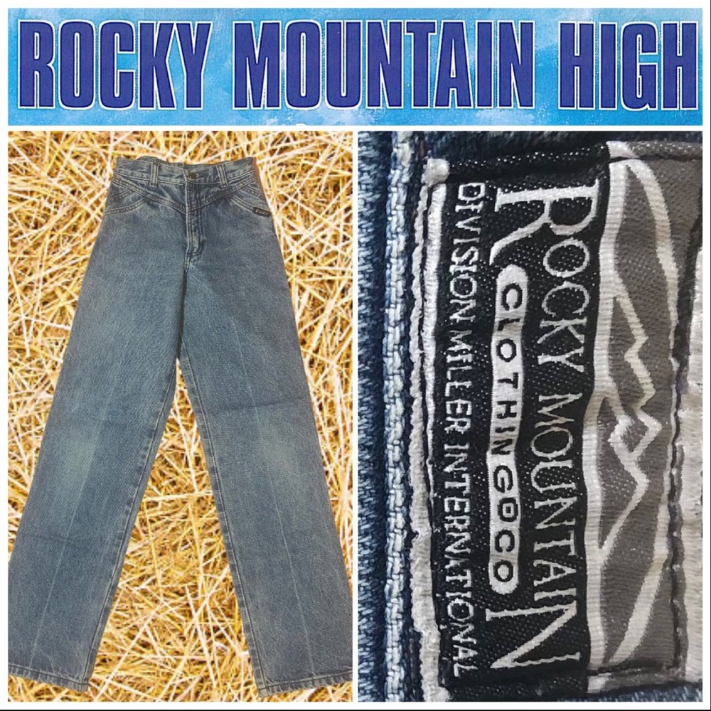 Vintage 1990s Denim Rockies - GIRLS Size 12 SLIM